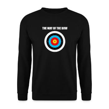 Cute Bow Hunting - Archery Target - Sweat-shirt Unisexe - noir - Devant - Alina (178cm) & Michal (187cm)