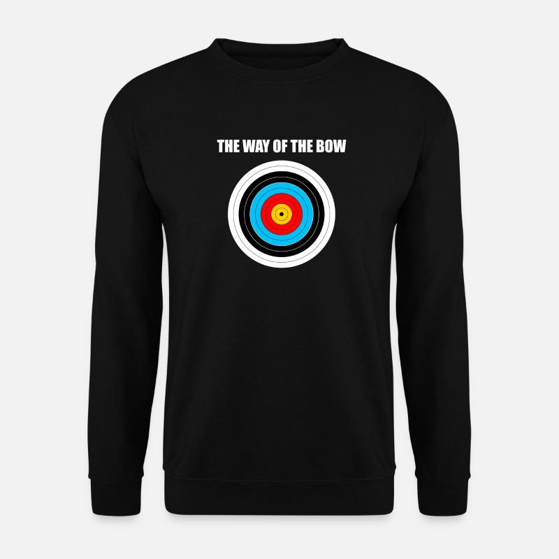 Cute Bow Hunting - Archery Target - Unisex Pullover - Schwarz