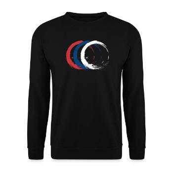 Serbia - Unisex Sweatshirt - black - Front - Alina (178cm) & Michal (187cm)
