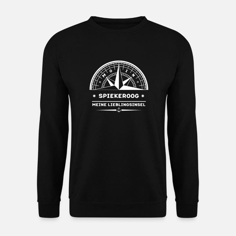 Spiekeroog - Meine Lieblingsinsel - Unisex Pullover - Schwarz