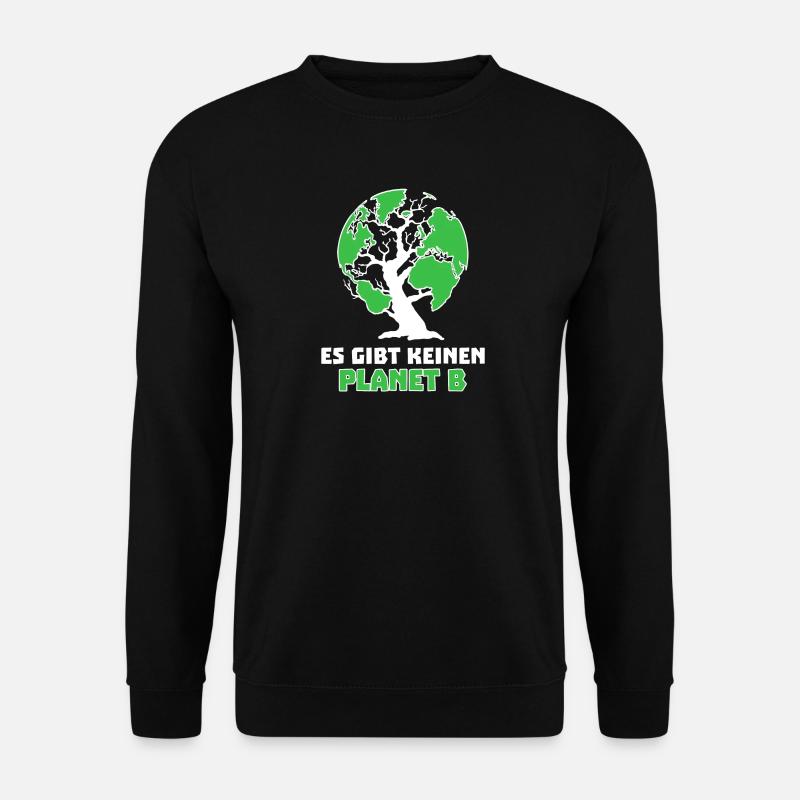 Baum Mutter Erde Planet Umwelt Statement - Unisex Pullover - Schwarz