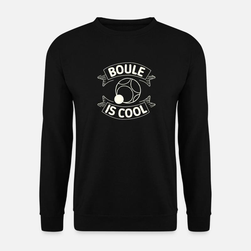 Boule is cool Spiel Petanque Boules Boulekugel - Unisex Pullover - Schwarz