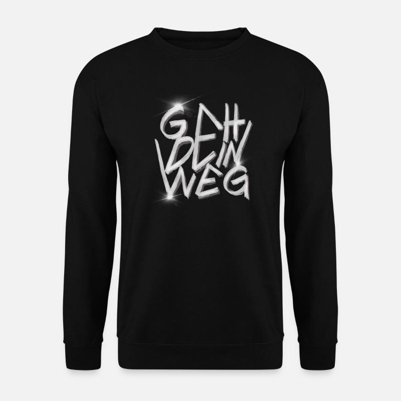 FAIS TON CHEMIN GRAFFITI - Sweat-shirt Unisexe - noir