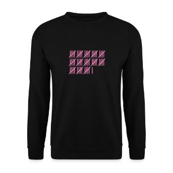 66 birthday tally sheet 66 years old - Unisex Sweatshirt - black - Front - Alina (178cm) & Michal (187cm)