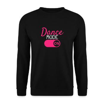 Rhythm Dancing Dance - Unisex Sweatshirt - black - Front - Alina (178cm) & Michal (187cm)