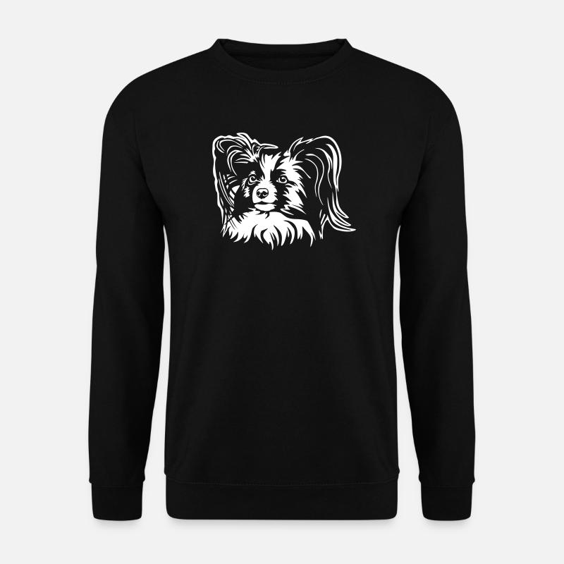 Papillon Head "Black Edition" - Unisex Sweatshirt - black