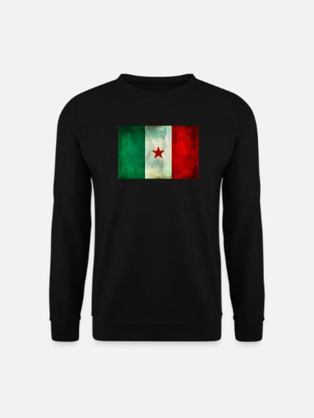 T-shirt partisan flag Garibaldi brigades - Unisex Sweatshirt - black