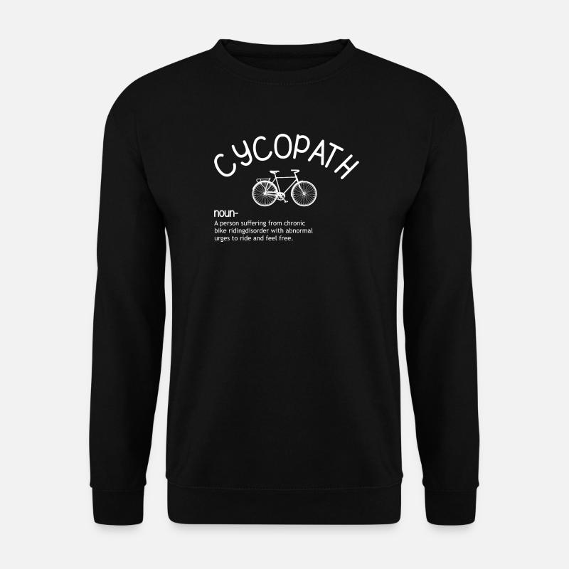 Cycopath Bicycle Obsession - Unisex Sweatshirt - black