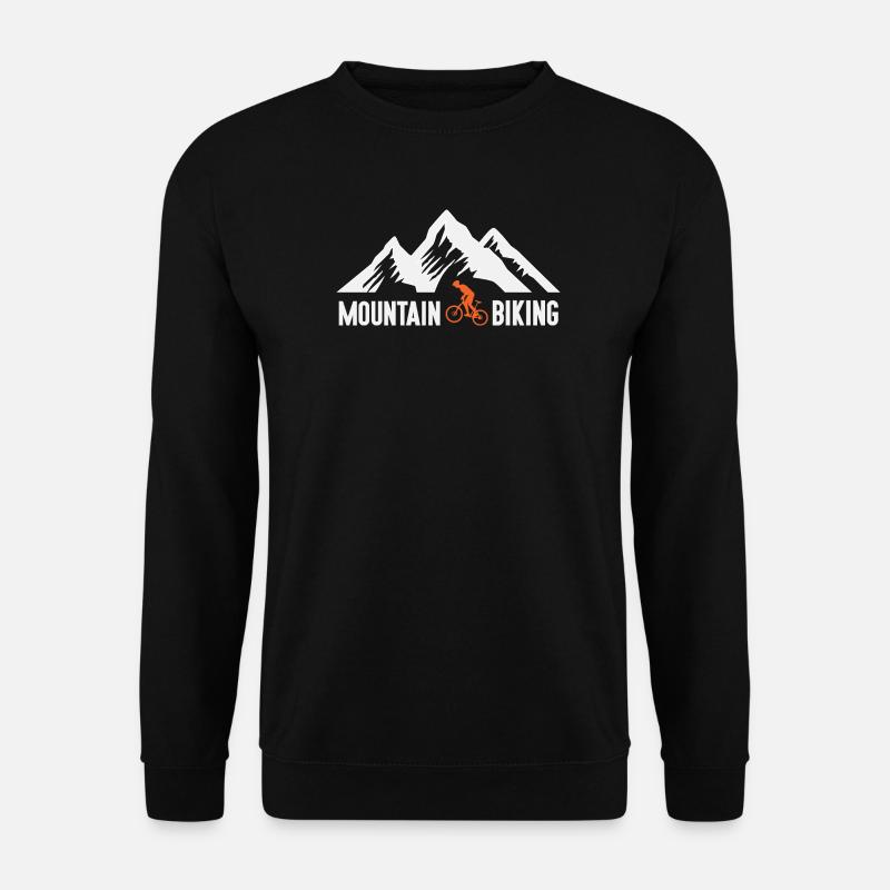 Mountainbiken - Unisex Pullover - Schwarz