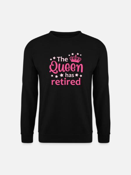 Rente Ruhestand Rentnerin - Unisex Pullover - Schwarz