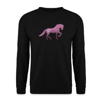 Grace - Unisex Sweatshirt - black - Front - Alina (178cm) & Michal (187cm)