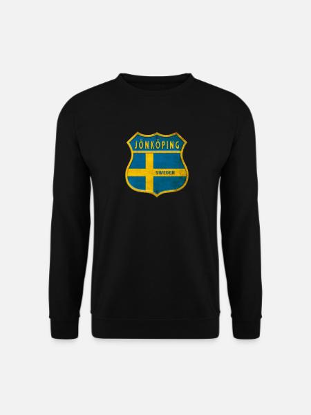 Jönköping Schweden Wappen Flaggen - Unisex Pullover - Schwarz