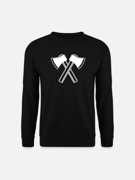 Axe Axes Lumberjack Forester - Unisex Sweatshirt - black
