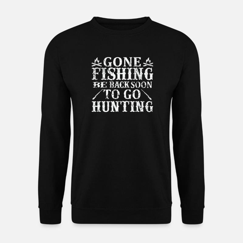 Motif de pêcheur - Sweat-shirt Unisexe - noir