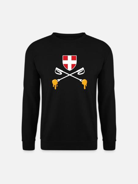 Savoie Ski et fondue savoyarde Cadeau Haute Savoie - Sweat-shirt Unisexe - noir