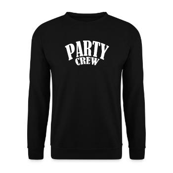 party partycrew partymonster dj deejay disco crew - Unisex Pullover - Schwarz - Vorne - Alina (178cm) & Michal (187cm)