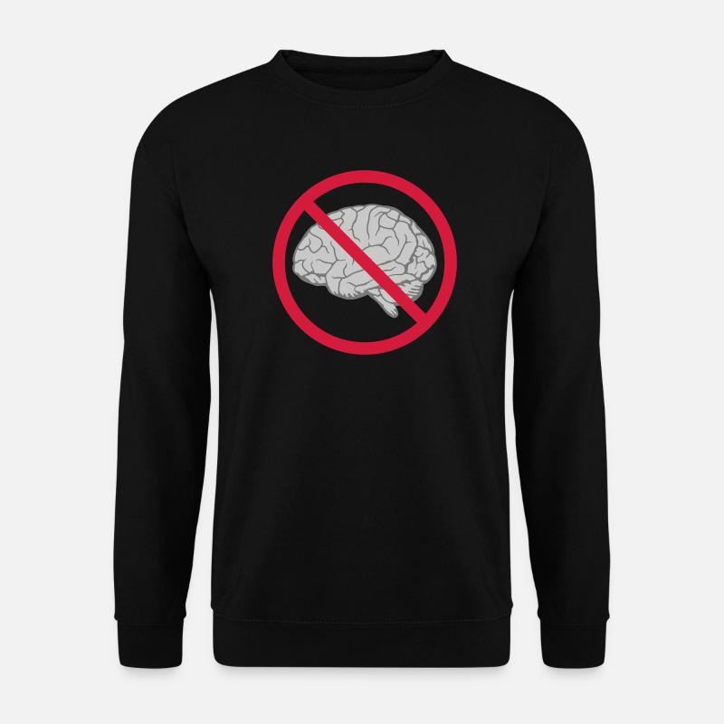 Brain Forbidden Shield - Unisex Sweatshirt - black