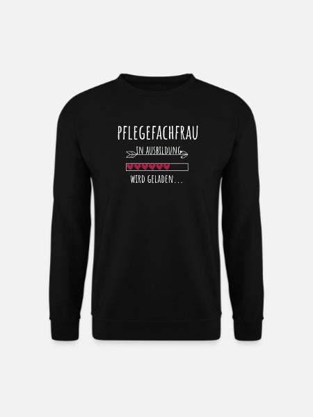 Pflegefachfrau in Ausbildung Geschenk - Unisex Pullover - Schwarz