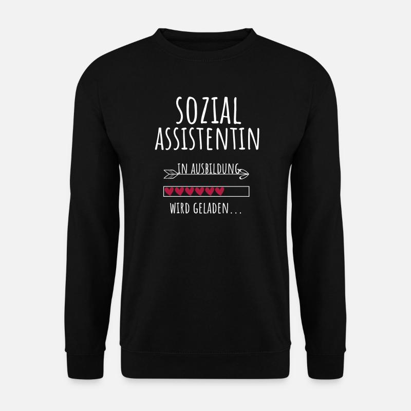 Sozialassistentin in Ausbildung Geschenk - Unisex Pullover - Schwarz
