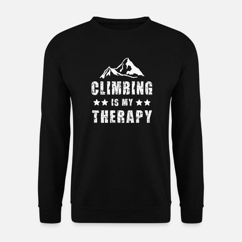 Klettern Kletterer - Unisex Pullover - Schwarz