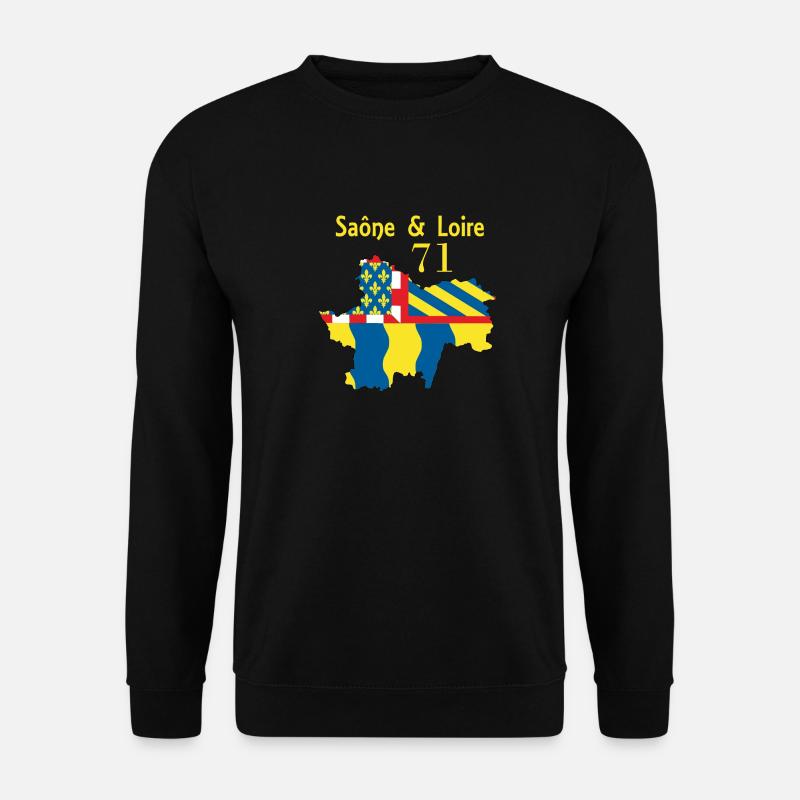 Saône et Loire - Unisex Pullover - Schwarz