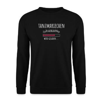 Tanzmariechen Garde Fasching Karneval - Unisex Pullover - Schwarz - Vorne - Alina (178cm) & Michal (187cm)