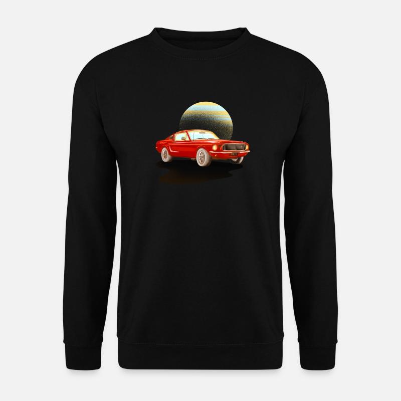 Auto rotes Auto - Unisex Pullover - Schwarz