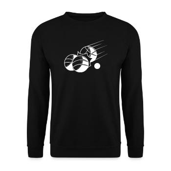 Boules de boule pour Bouler Boules Boulekugel - Sweat-shirt Unisexe - noir - Devant - Alina (178cm) & Michal (187cm)