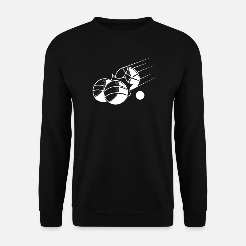 Boules de boule pour Bouler Boules Boulekugel - Sweat-shirt Unisexe - noir
