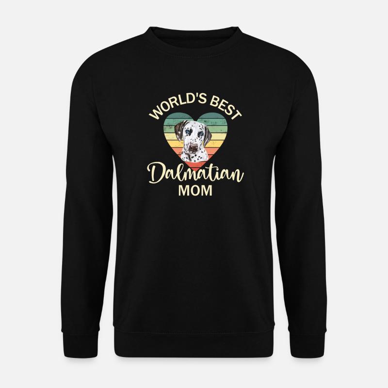Hund Dalmatiner - Unisex Pullover - Schwarz