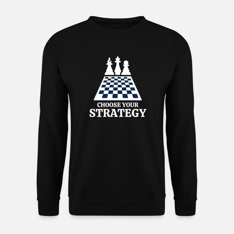 chess, chess, chess and mat - Unisex Sweatshirt - black