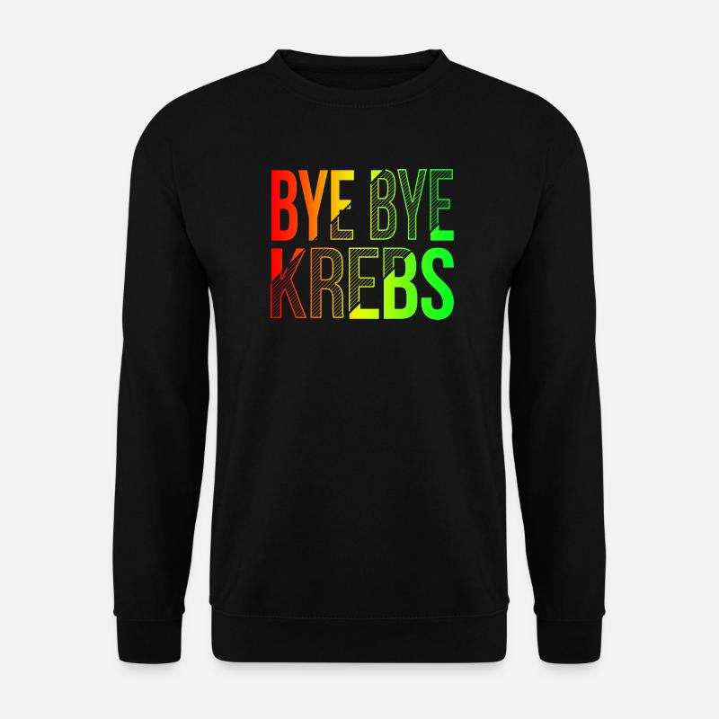 Bye Bye Kreps Rainbow Design - Unisex Sweatshirt - black