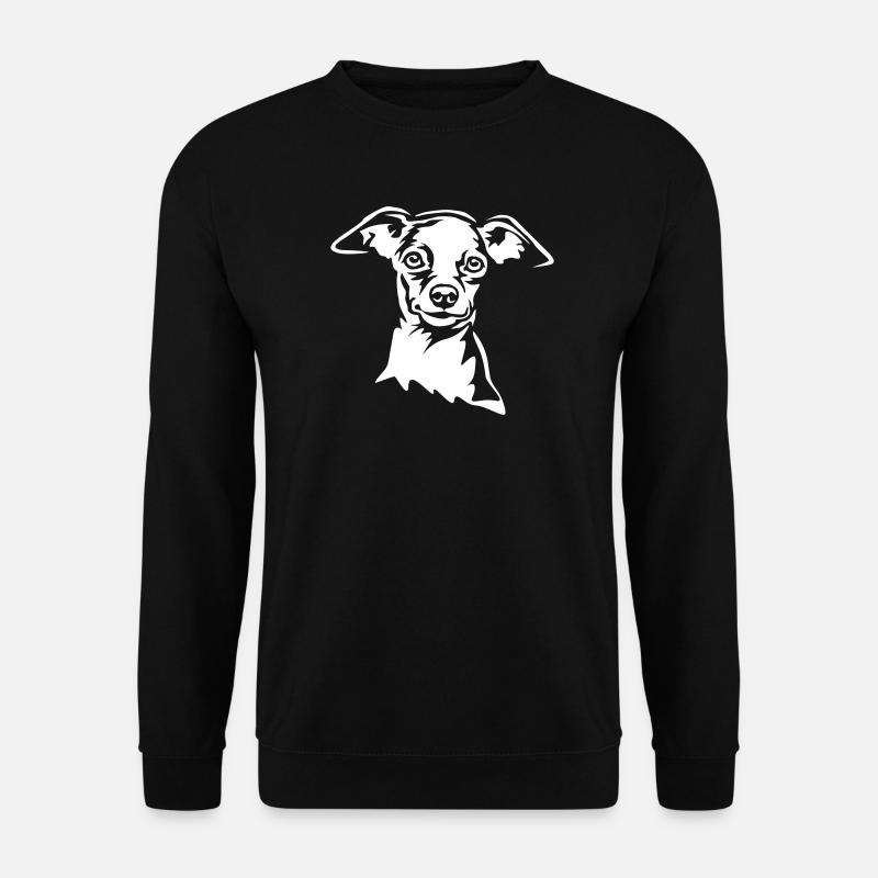 Zwergpinscher Head "Black Edition" - Unisex Sweatshirt - black
