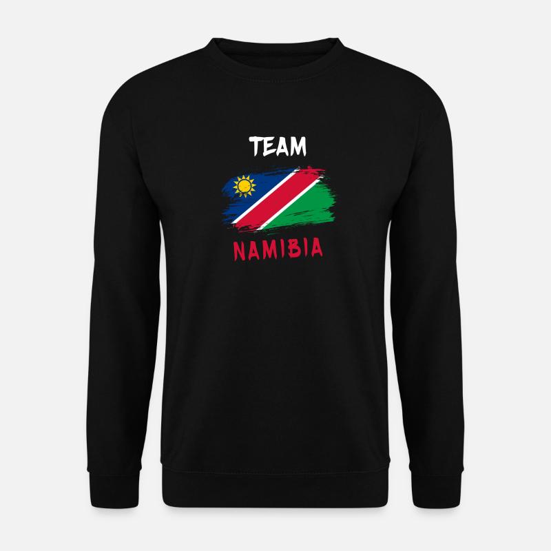 Team Namibia Flaggen Design - Unisex Pullover - Schwarz