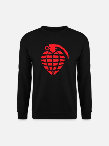 Heart Grenade Love - Unisex Sweatshirt - black
