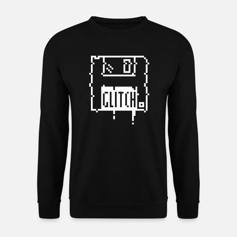 8bit glitch disk - Unisex Pullover - Schwarz