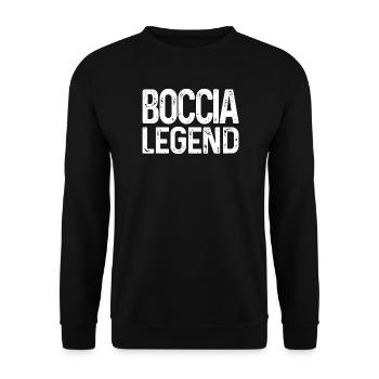 Joueur de boccia Boccia Legend Balls Boccia - Sweat-shirt Unisexe - noir - Devant - Alina (178cm) & Michal (187cm)