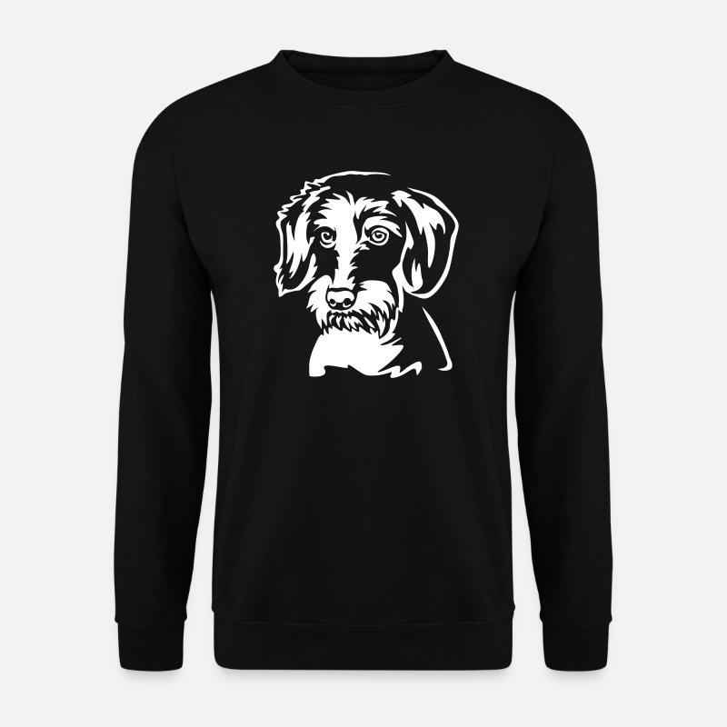 Dachshund Head "BlackEdition" - Unisex Sweatshirt - black