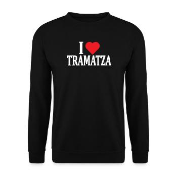 t-shirt J’adore Tramatza t-shirt Sardaigne - Sweat-shirt Unisexe - noir - Devant - Alina (178cm) & Michal (187cm)