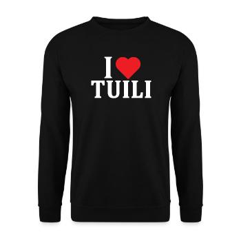 t-shirt J’adore Tuili t-shirt Sardaigne - Sweat-shirt Unisexe - noir - Devant - Alina (178cm) & Michal (187cm)