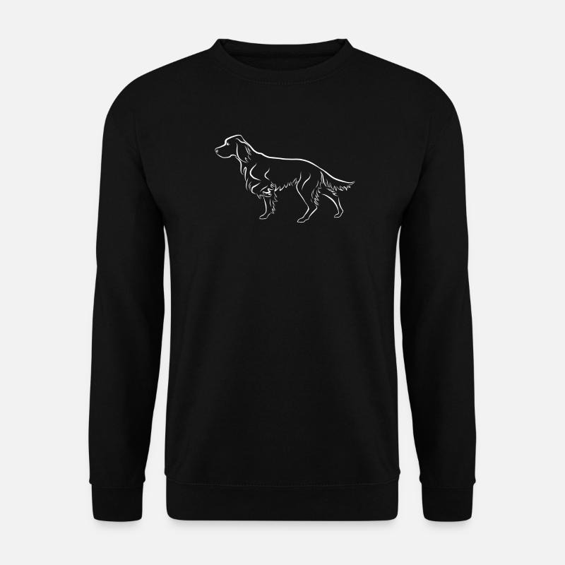 Setter vorstehend - Unisex Pullover - Schwarz