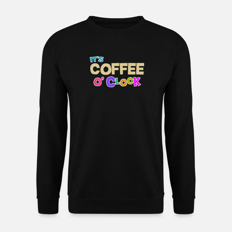 Coffee lovers Caffeine Coffee Cool Statement - Unisex Sweatshirt - black