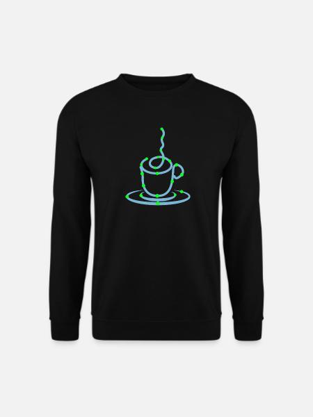 Coffee Cup Coffee Lovers Coffee Drinking - Unisex Sweatshirt - black