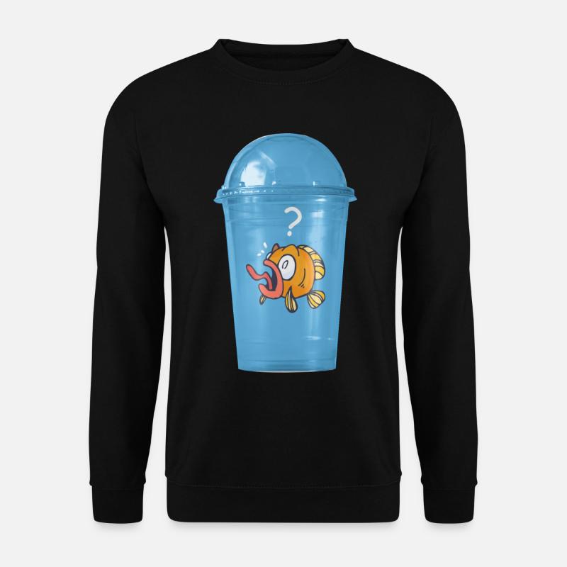 Plastik Frei - Unisex Pullover - Schwarz