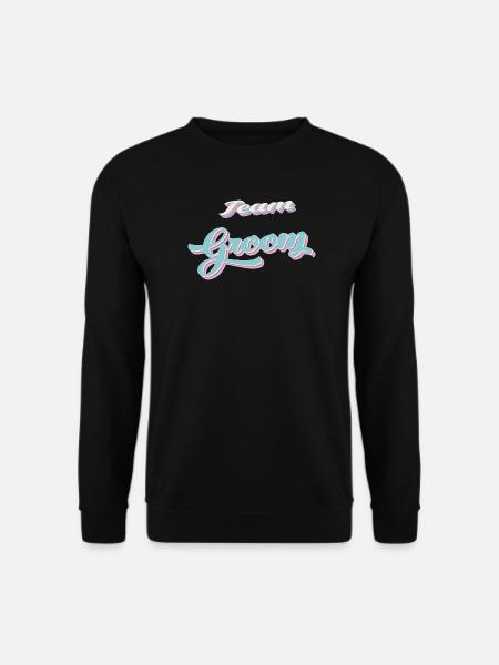 Bräutigam Team Junggesellenabschied - Unisex Pullover - Schwarz