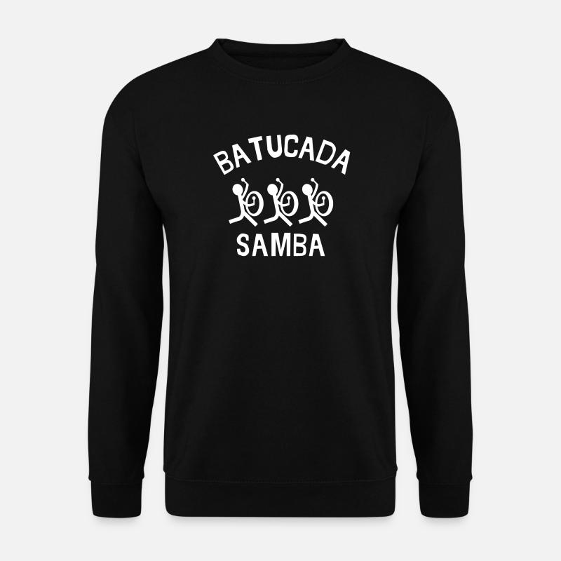 batucada, samba, rio, percussion - Sweat-shirt Unisexe - noir