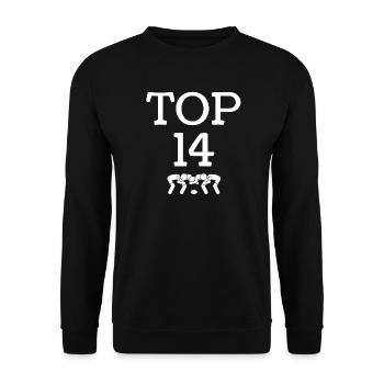 rugby, rugby player, rugby sport, rugby humor - Unisex Sweatshirt - black - Front - Alina (178cm) & Michal (187cm)