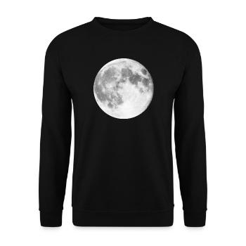 Moon Moon Landing | Full Moon Werewolf - Unisex Sweatshirt - black - Front - Alina (178cm) & Michal (187cm)