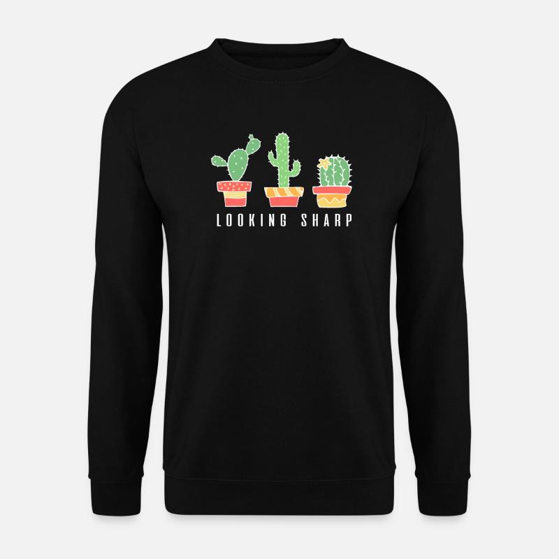 Looking Sharp Cactus - Unisex Sweatshirt - black