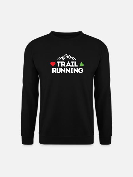 I love Trail Running - Unisex Sweatshirt - black